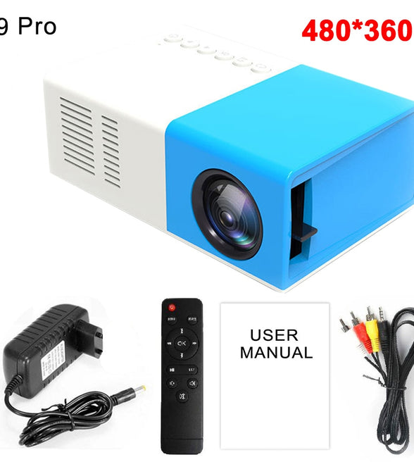 Mini Projector LED Home Media Player Audio Portable 1080P HDMI USB Video Beamer - Promo Pro Store