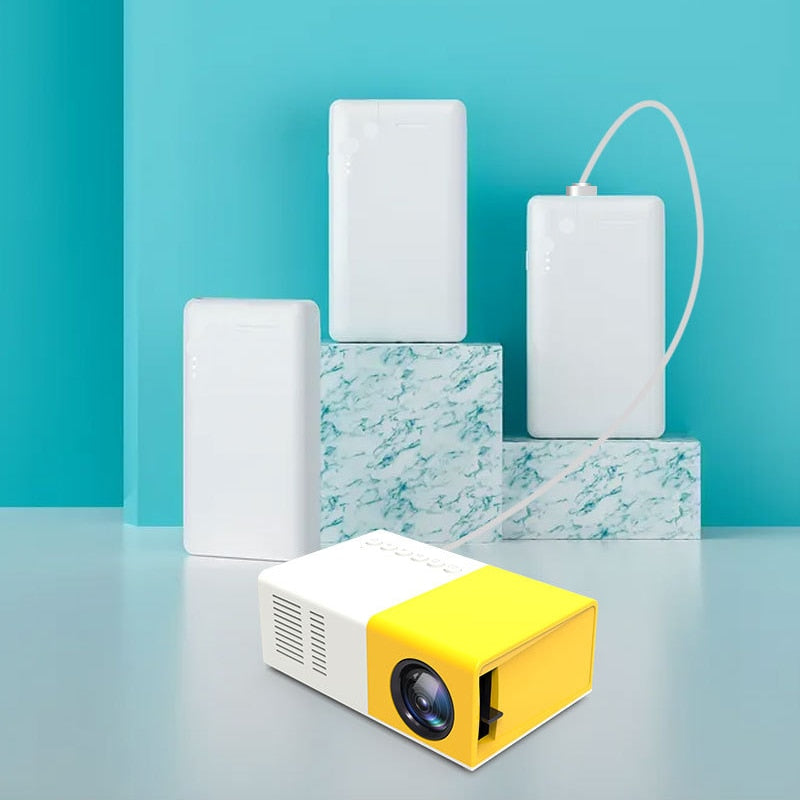 Mini Projector LED Home Media Player Audio Portable 1080P HDMI USB Video Beamer - Promo Pro Store