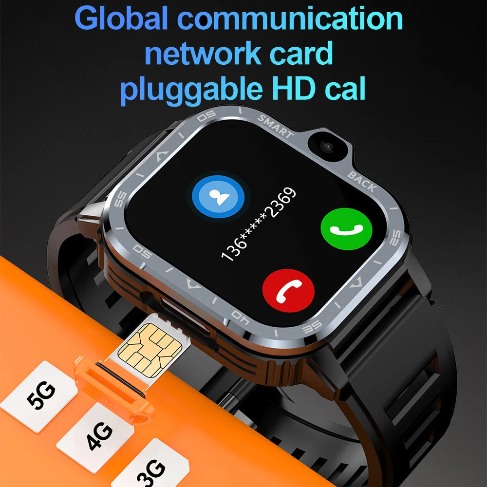 Valdus PGD Android Smart Watch Men GPS 16G/64G ROM Storage HD Dual Camera NFC 2G 4G SIM Card WIFI Wireless Fast Internet Access - Promo Pro Store