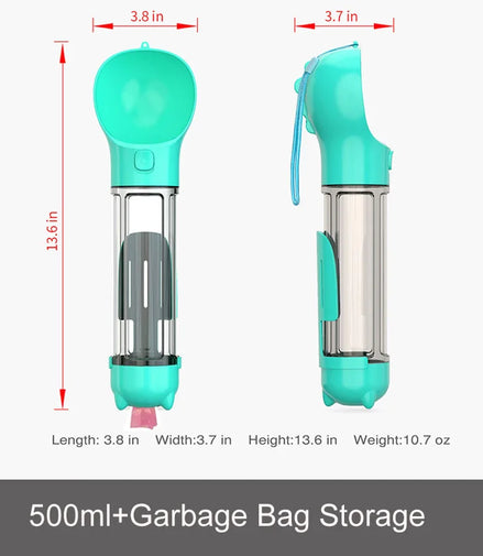 Portable 3 in 1 Dog Water Bottle - Promo Pro Store