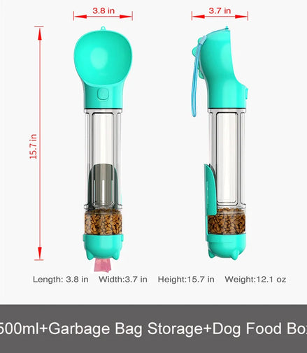 Portable 3 in 1 Dog Water Bottle - Promo Pro Store