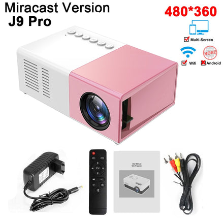 Mini Projector LED Home Media Player Audio Portable 1080P HDMI USB Video Beamer - Promo Pro Store