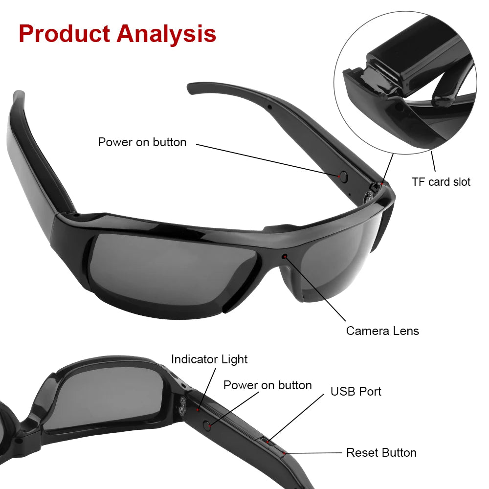 Sunglasses with camera 8k - Promo Pro Store