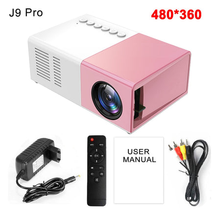 Mini Projector LED Home Media Player Audio Portable 1080P HDMI USB Video Beamer - Promo Pro Store