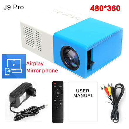 Mini Projector LED Home Media Player Audio Portable 1080P HDMI USB Video Beamer - Promo Pro Store