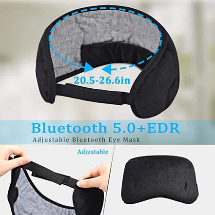 Bluetooth Sleeping Headphones Eye Mask Sleep Headphones Bluetooth Headband Soft Elastic Comfortable Wireless Music Earphones - Promo Pro Store