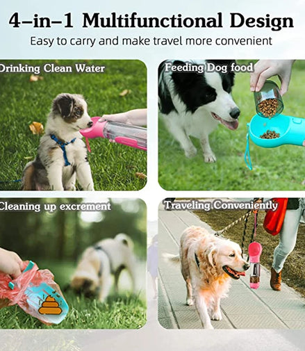 Portable 3 in 1 Dog Water Bottle - Promo Pro Store