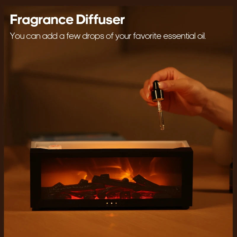 Fireplace Humidifier Flame diffuser - Promo Pro Store