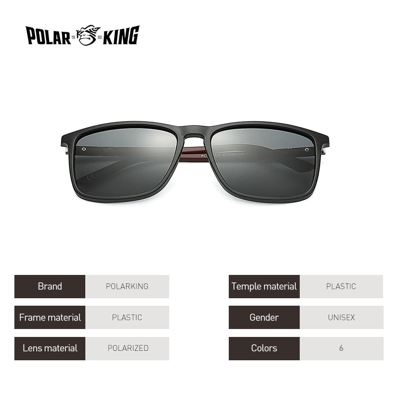 Polarking New Luxury Polarized Sunglasses Men's Driving Shades Male Sun Glasses Vintage Travel Fishing Classic Sun Glasses 400 - Promo Pro Store