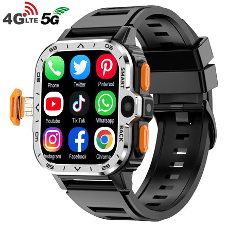 Valdus PGD Android Smart Watch Men GPS 16G/64G ROM Storage HD Dual Camera NFC 2G 4G SIM Card WIFI Wireless Fast Internet Access - Promo Pro Store