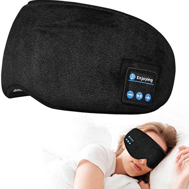 Bluetooth Sleeping Headphones Eye Mask Sleep Headphones Bluetooth Headband Soft Elastic Comfortable Wireless Music Earphones - Promo Pro Store